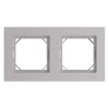 Рамка 2-пост. AtlasDesign Aqua IP44 алюм. SE ATN440302