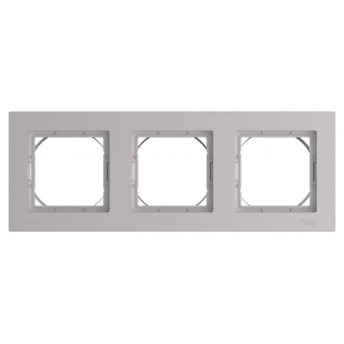 Рамка 3-пост. AtlasDesign Aqua IP44 алюм. SE ATN440303