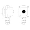 Пост управления взрывонепроницаемый из алюм. LCSD-01-B-MB-P1B(11)x1-PBMB-KAEPM2MHK-20 DKC LCSD210000