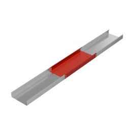 Лоток листовой неперфорированный 300х80 L3000 сталь 0.8мм "Стандарт ПЛЮС" LNEplus80-300-0.8-3000 INO