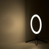Светильник светодиодный настольный Ring 14Вт 3000-6500К 700лм 5В с USB-разъемом кольцевой черн. GAUS