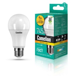 Лампа светодиодная LED9-A60/830/E27 9Вт грушевидная матовая 3000К тепл. бел. E27 745лм 170-265В Came
