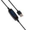 Светильник светодиодный настольный Ring 10Вт 3000-6500К 600лм 5В с USB-разъемом диммир. кольцевой че