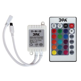 Контроллер для светодиодной ленты RGBcontroller-12/24V-72W/144W ЭРА Б0043442