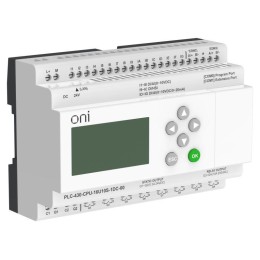 Модуль ЦПУ ПЛК 430 4 DI 12 UI (0-10В/DI) 8 RO 2 TO 24В DC с Ethernet портом с экраном ONI PLC-430-CP
