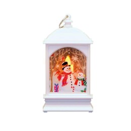 Фонарь новогодний светодиодный Holiday Снеговик 0.1Вт тепл. IP20 элементы питания в компл. GAUSS HL0