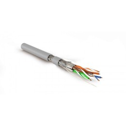 Кабель витая пара экранир. S/FTP кат.7A 4 пары 23 AWG 1000МГц ОЖ solid LSZH (нг(А)-HF) SFTP4-C7A-S23