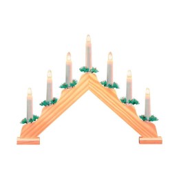 Светильник светодиодный Holiday Новогодняя горка 7х0.1Вт тепл. IP20 элементы питания в компл. GAUSS