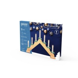 Светильник светодиодный Holiday Новогодняя горка 7х0.1Вт тепл. IP20 элементы питания в компл. GAUSS