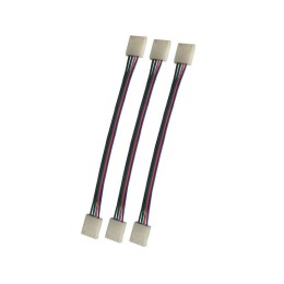 Набор коннекторов для светодиодной ленты 10мм RGB с возможностью изгиба (уп.3шт) GAUSS 291204000