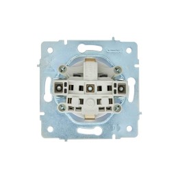 Розетка 1-м СП ASTI 16А IP20 с заземл. защ. шторки термопласт механизм бел. LEZARD 7081-0288-124B