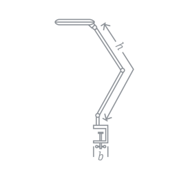Светильник 71 574 NDF-C005-9W-4K-BL-LED на струбцине черн. Navigator 71574