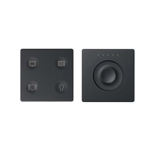 Комплект выключателя 4-кл. сенсорн. + регулятор Т3 LON; RJ12 графит Simon82 Sense 8000655-038