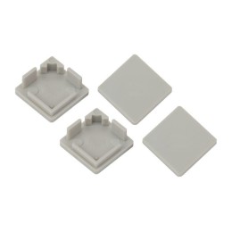 Набор заглушек для профиля CAB280 4 глухие квадратные 1616S-3A ЭРА Б0039453