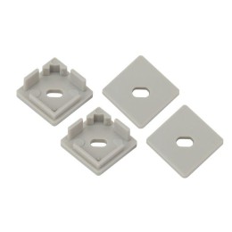 Набор заглушек для профиля CAB280 4 сквозные квадратные 1616S-3B ЭРА Б0039454