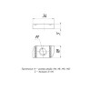 Гайка STRUT М10 HDZ EKF stgM10-HDZ