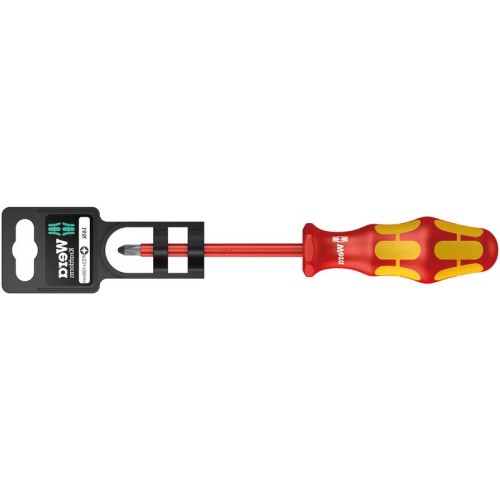 Отвертка диэлектрическая крестовая 165 i PZ VDE SB (PZ 1х80мм) Wera WE-100015