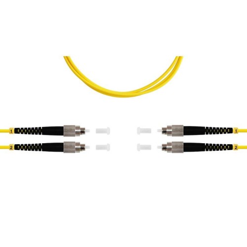 Патч-корд ВО SM(G.652.D) FC/UPC-FC/UPC 3.0мм duplex LSZH 2м SUPRLAN 09-0623