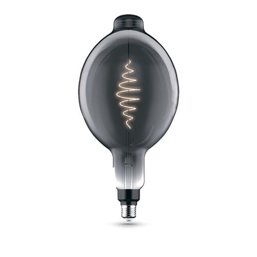 Лампа светодиодная филаментная Black Filament 8.5Вт BT180 тонированная 1800К тепл. бел. E27 165лм GA