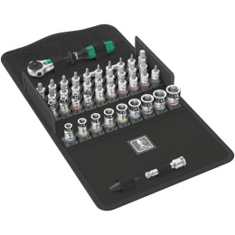 Набор 1/4дюйм головок с трещоткой 8100 SA All-in Zyklop Speed 42 предмета Wera WE-003755