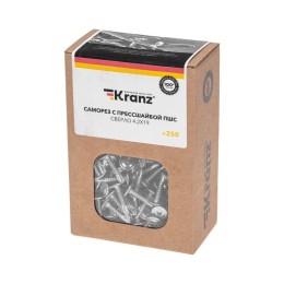 Саморез с прессшайбой ПШС сверло 4.2х19 (уп.250шт) Kranz KR-01-3362-004