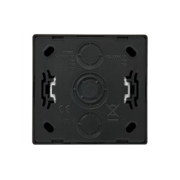 Розетка 1-мест. с заземл. LETO ПБТ черн. бархат LEZARD 752-4200-122B