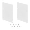 Заглушка LINE-S-5075 WHITE глухая металл (комплект) Arlight 041866