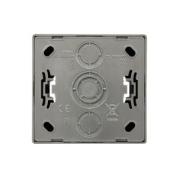 Розетка 1-мест. с заземл. LETO ПБТ платина LEZARD 752-3500-122B