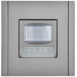 Датчик движения FORTE&PIANO FP556 с LED подсветкой сталь IEK FP-MS11-N-150-05-K46