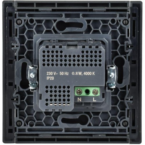 Датчик движения FORTE&PIANO FP556 с LED подсветкой сталь IEK FP-MS11-N-150-05-K46