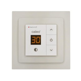 Терморегулятор 720 с адаптерами встраиваемый цифровой 3.5кВт беж. CALEO КА000001912