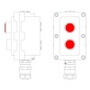 Пост управления взрывонепроницаемый из алюм. LCSD-02-B-MC-L1R(220)x1-P1R(11)x1-PCMB-KAEPM3MHK-20 DKC