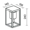 Светильник Shatter 2Вт 3000К IP54 бра настен. Maytoni OSL457WL-L2GF3K