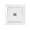 Выключатель 1-кл. СП 10А IP20 с подсветкой бел. Bylectrica С1 10-813