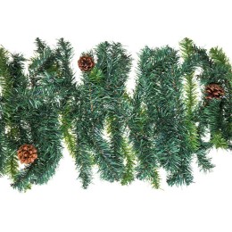 Гирлянда "Еловый шлейф с шишками" 2.7м d36см IP44 300 веток с шишками объем 36см Neon-Night 307-221