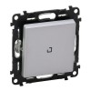 Переключатель 1-кл. СП Valena Life 10А IP20 250В 10AX с подсветкой с лицев. панелью безвинтов. зажим