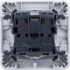 Розетка 1-м СП Plexo 16А IP55 2P+E с заземл. с крышкой немецк. стандарт безвинтов. клеммы механизм с