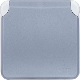 Розетка 1-м СП Plexo 16А IP55 2P+E с заземл. с крышкой немецк. стандарт безвинтов. клеммы механизм с