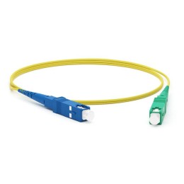 Патч-корд волоконно-оптический (шнур) SM 9/125 (OS2) SC/UPC-SC/APC 2.0мм simpleх LSZH 1.5м FC-S2-9-S
