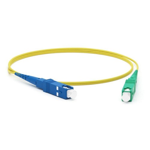 Патч-корд волоконно-оптический (шнур) SM 9/125 (OS2) SC/UPC-SC/APC 2.0мм simpleх LSZH 1.5м FC-S2-9-S