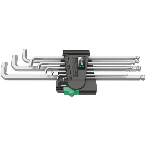 Набор Г-образных ключей 950/9 PKLS Hex-Plus 4 9 предметов (1.5/2/2.5/3/4/5/6/8/10мм) Wera WE-073594