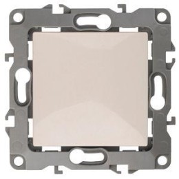 Выключатель 1-кл. СП Эра12 12-1001-02 10А IP20 250В 10AX без монтаж. лапок механизм сл. кость Эра Б0
