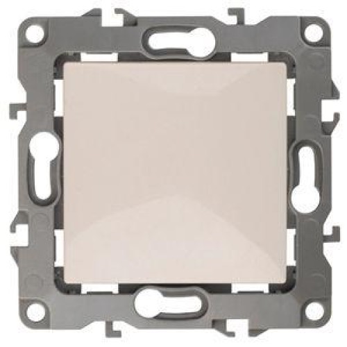 Выключатель 1-кл. СП Эра12 12-1001-02 10А IP20 250В 10AX без монтаж. лапок механизм сл. кость Эра Б0