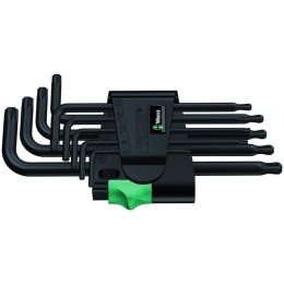 Набор Г-образных ключей 967/9 PKL TORX BlackLaser 1 9 предметов (TX 8/9/10/15/20/25/27/30/40) Wera W