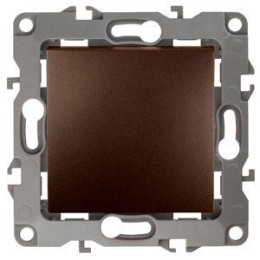 Выключатель 1-кл. СП Эра12 12-1001-13 10А IP20 250В 10AX без монтаж. лапок механизм бронз. Эра Б0019