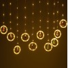 Гирлянда светодиодная ENING-MG "Занавес Волшебство" 2.7х0.5м 120LED IP20 тепл. Бел. Эра Б0060414