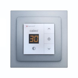 Терморегулятор 720 Silver с адаптерами встраиваемый цифровой 3.5кВт CALEO КА000001598