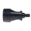 Розетка кабельная ABS-пластик прямая б/з 10А 250В IP20 REV черн.Duwi 30457 9