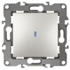 Выключатель 1-кл. СП Эра12 12-1102-15 10А IP20 250В 10AX с подсветкой механизм перламутр Эра Б001942