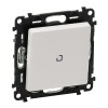 Переключатель перекрестный 1-кл. СП Valena Life 10А IP20 250В 10AX с подсветкой с лицев. панелью вин